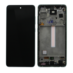 Samsung Ecran Samsung Galaxy A52 4G/5G (A525/A526) Vert + Châssis (Original Reconditionné)