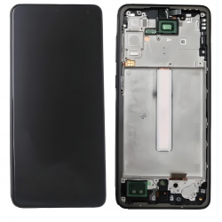 Samsung Ecran Samsung Galaxy A33 5G (A336B) Noir + Châssis (OLED)