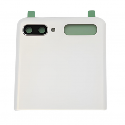 Samsung Vitre Arrière Supérieure Samsung Galaxy Z Flip 2 Blanc