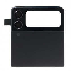 Samsung Vitre Arrière Supérieure Samsung Galaxy Z Flip 3 (F711) Noir