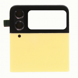 Samsung Vitre Arrière Supérieure Samsung Galaxy Z Flip 4 (F721) Jaune