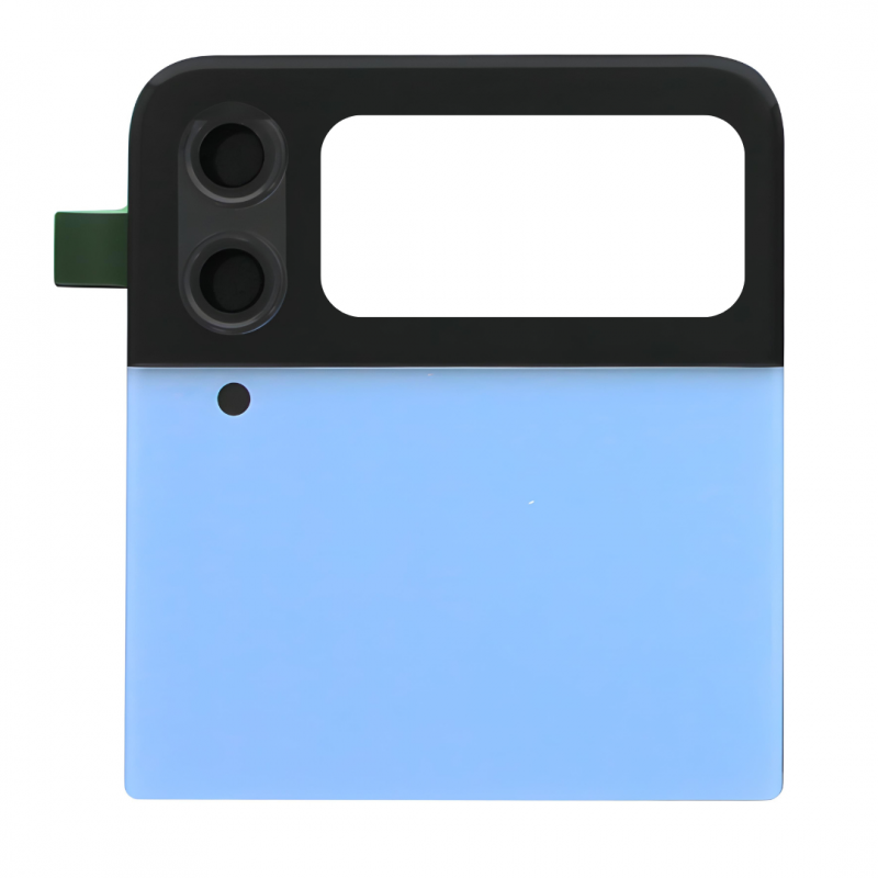 Samsung Vitre Arrière Supérieure Samsung Galaxy Z Flip 4 (F721) Bleu Samsung Vitre Arrière Supérieure Samsung Galaxy Z Flip 4 (F721) Bleu