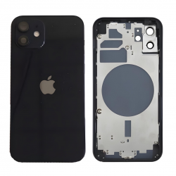 Apple Châssis Vide iPhone 12 Noir (Origine Demonté) Grade B