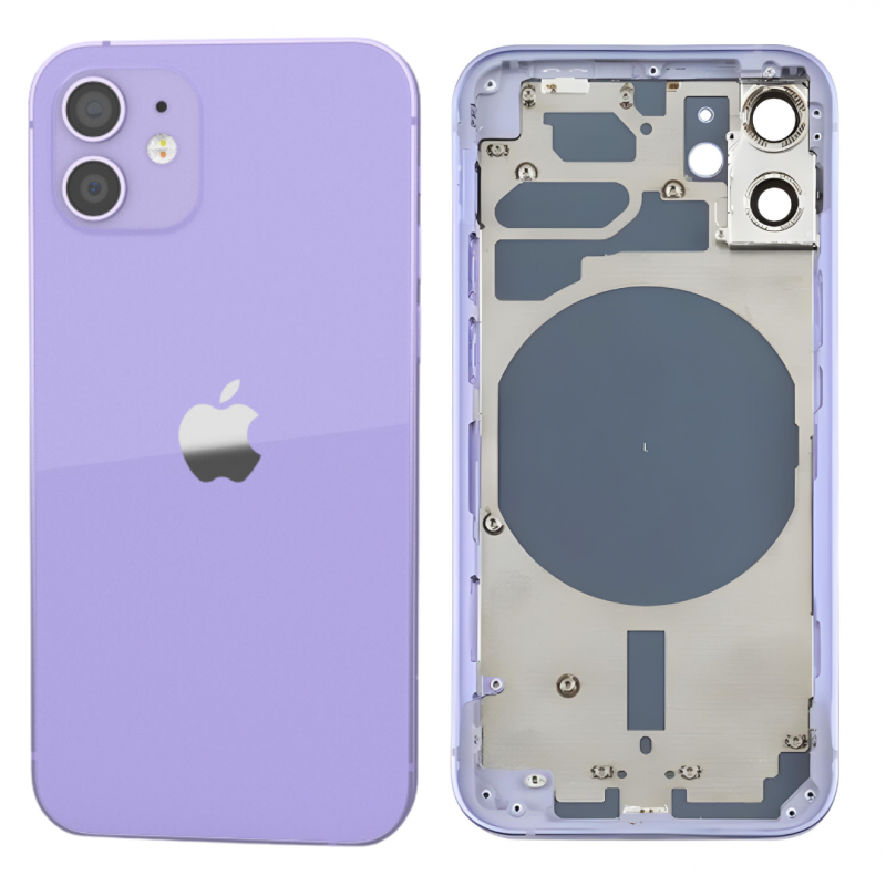 Apple Châssis Vide iPhone 12 Violet (Origine Demonté) Grade B Apple Châssis Vide iPhone 12 Violet (Origine Demonté) Grade B