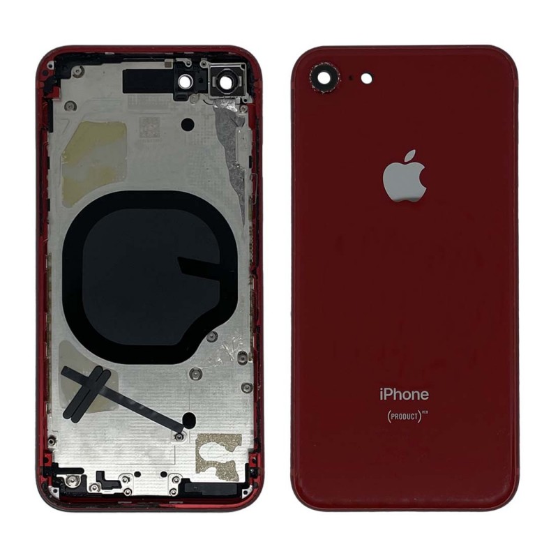 Châssis Vide iPhone 8 Plus Rouge (Origine Demonté) - Grade B