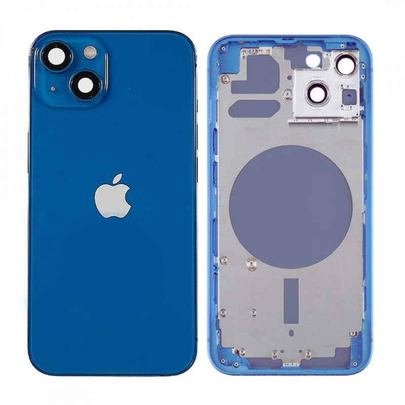 Apple Châssis Vide iPhone 13 mini Bleu - (Origine Demonté) Grade A