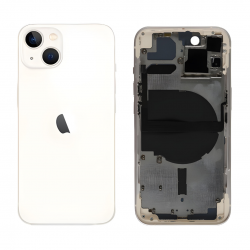 Apple Châssis Vide iPhone 13 mini Lumière Stellaire (Origine Demonté) - Grade B