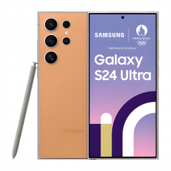 Samsung Galaxy S24 Ultra 5G 512 Go Orange Titane - Comme Neuf avec boîte et accessoires