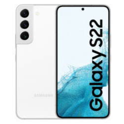 Samsung Galaxy S22 128 Go Blanc  - Comme Neuf avec boîte et accessoires