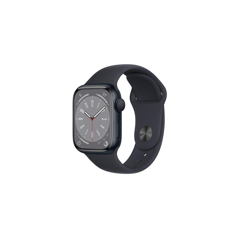 Apple Montre Connectée Apple Watch Series 9 GPS 41mm Midnight Aluminium Avec Boîte et Bracelet - Grade A