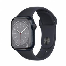 Apple Montre Connectée Apple Watch Series 9 GPS + Cellular 41mm Midnight Aluminium Avec Bracelet - Grade B