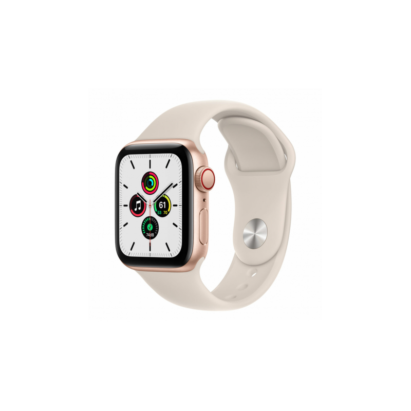 Apple Montre Connectée Apple Watch Series SE GPS 40mm Aluminium Or (Sans Bracelet) - Grade AB