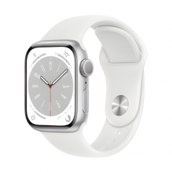 Apple Montre Connectée Apple Watch Series 8 GPS 41mm Aluminium Argent (Sans Bracelet) - Grade A