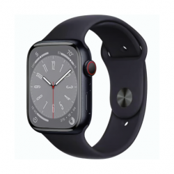 Apple Montre Connectée Apple Watch Series 8 GPS + Cellular 45mm Midnight Aluminium (Sans Bracelet) - Grade A