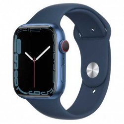Apple Montre Connectée Apple Watch Series 7 GPS 45mm Aluminium Bleu (Sans Bracelet) - Grade AB