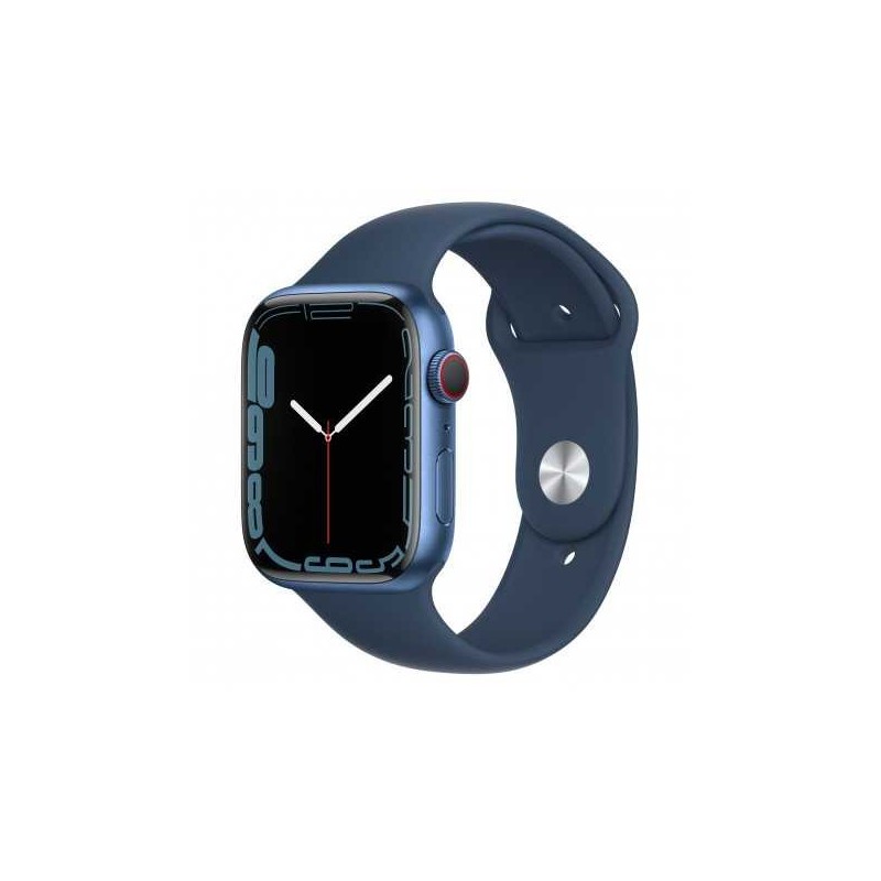 Apple Montre Connectée Apple Watch Series 7 GPS 45mm Aluminium Bleu (Sans Bracelet) - Grade AB