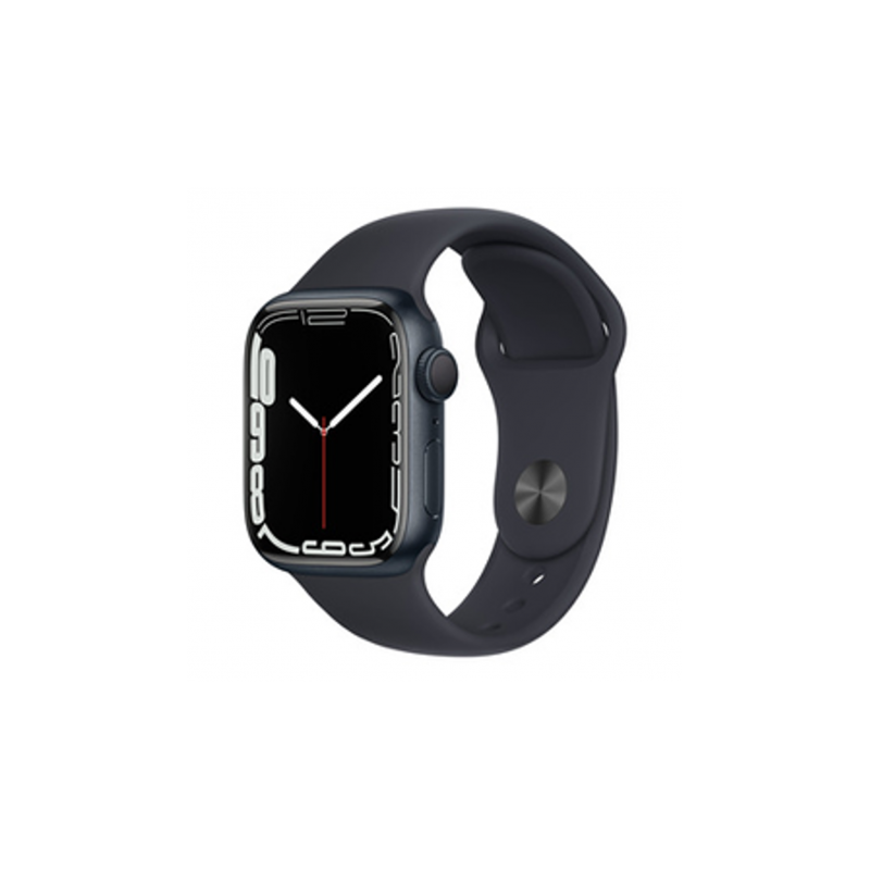 Apple Montre Connectée Apple Watch Series 7 GPS + Cellular 45mm Aluminium Minuit Avec Bracelet - Grade A