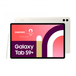 Samsung Samsung Galaxy Tab S9 Plus 256 Go Beige - Comme Neuf avec boîte et accessoires