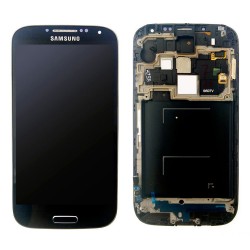 Ecran Samsung Galaxy S4 (i9505/i9500) Noir LCD+Home Sur Chassis (In-cell)