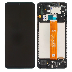 Samsung Ecran Samsung Galaxy A02 (A022) Noir + Chassis (Original Pack) OEM