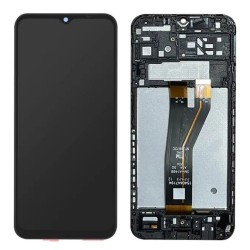 Ecran Samsung Galaxy A20e (A202) Noir + Châssis (Original) OEM