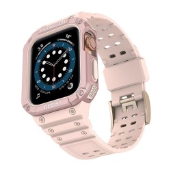 Apple Bracelet pour Apple Watch 7 /6/5/4/3/2/SE (45/44/42mm) - Protection Ecran - Rose