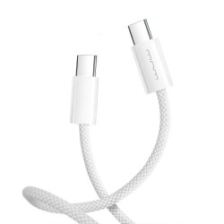 Wuw Cable USB-C vers USB-C 60W tressé Blanc X200 selection