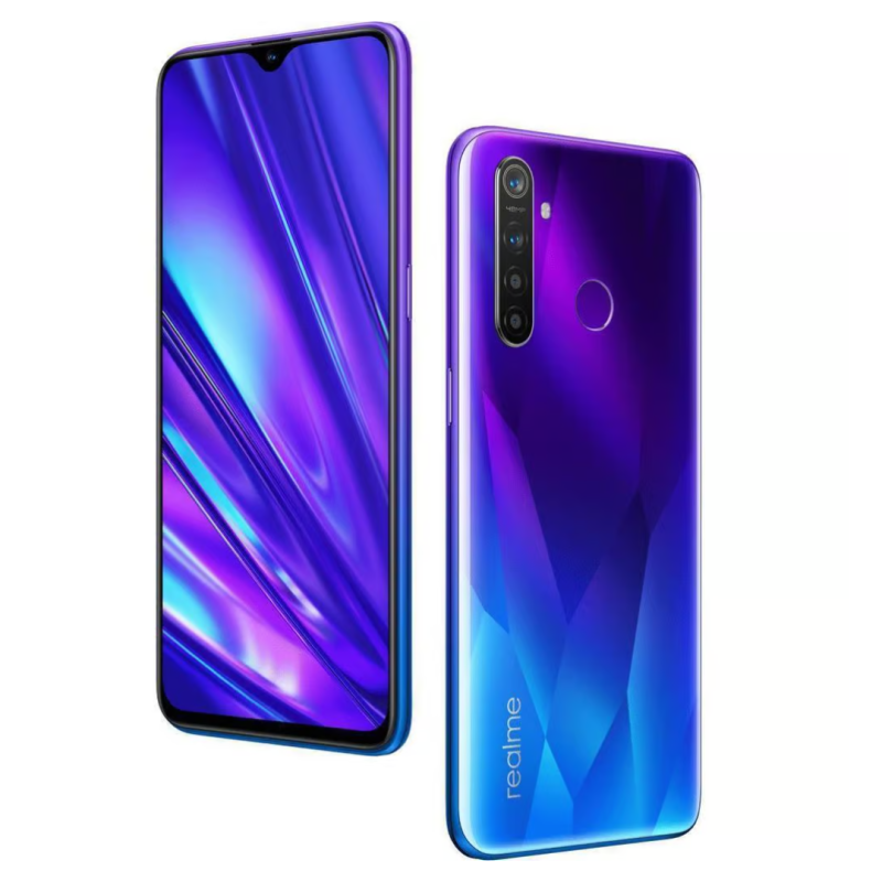 Realme Realme 5 Pro 128 Go Bleu - Comme Neuf avec Boîte et Accessoires