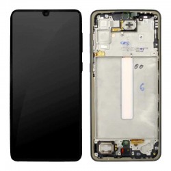 Samsung Ecran Samsung Galaxy A33 5G (A336B) Noir + Châssis (Original Démonté) - Grade B