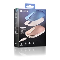 NGS NGS - SOURIS SANS FIL RECHARGEABLE MULTI-DISPOSITIFS AVEC BOUTONS SILENCIEUX - SHELL RB