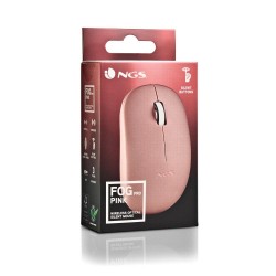 NGS NGS - SOURIS SANS FIL AVEC BOUTONS SILENCIEUX - FOG PRO PINK