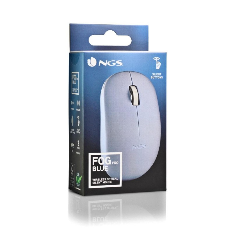 NGS NGS - SOURIS SANS FIL AVEC BOUTONS SILENCIEUX - FOG PRO BLUE