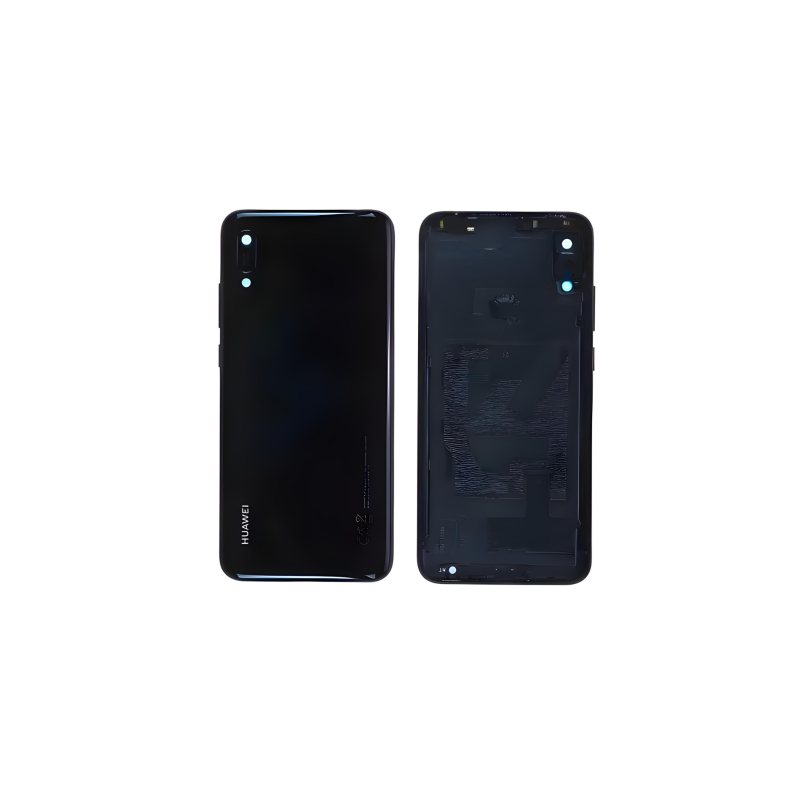 HUAWEI Vitre arrière HUAWEI Y6 2019 Noir (Original Démonté) - Grade B