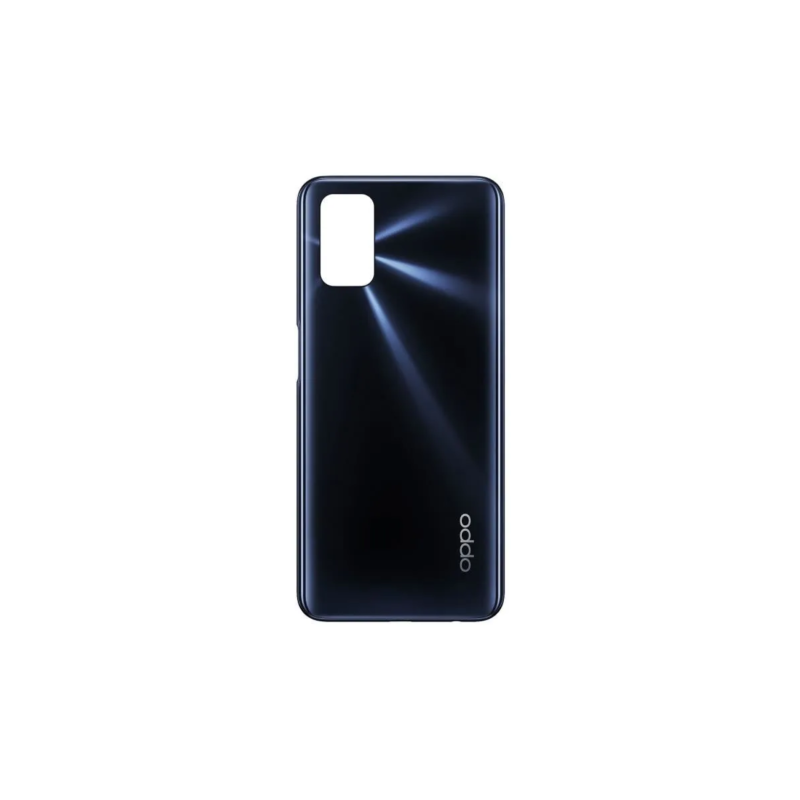 OPPO VITRE ARRIERE OPPO A52 - SANS CONTOUR LENTILLE - Twilight Noir (Original Démonté) - Grade B