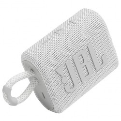 JBL Enceinte Bluetooth JBL Go 3 - 4.2W - Pro Sound- Étanche - Blanc (JBLGO3WHT))