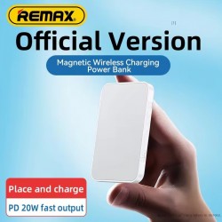 Remax REMAX - PowerBank Usion Series (RPP-65) - 15 W - 10000mAh - Chargeur Sans Fil Magnétique - Blanc