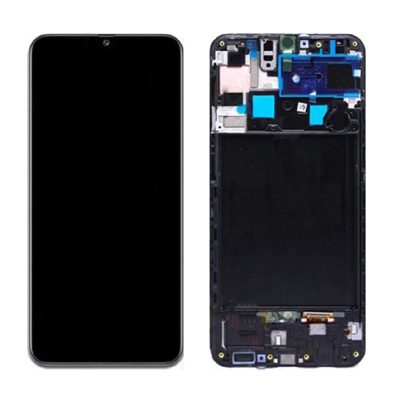 Samsung Ecran Samsung Galaxy A50s (A507F) Noir + Châssis (OLED)