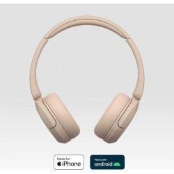 Sony Casque Bluetooth Sony WH-CH520 Beige