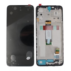 Xiaomi XIAOMI REDMI 12 4G/5G - LCD + TACTILE avec CHASSIS - NOIR (Original Pack) X-408