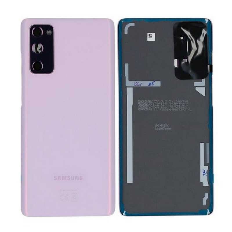 Samsung Vitre arrière Samsung Galaxy S20 FE 4G/5G 2020 (G780F/G781B) Lavander (Original Démonté) - Comme Neuf