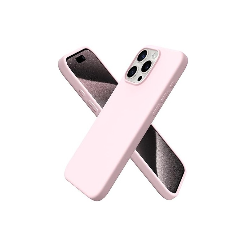 Apple IPHONE 15 PRO MAX - COQUE ROSE (Sous Blister)