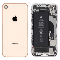 Apple Châssis Complet iPhone 8 Or - Connecteur de Charge + Batterie (Origine Demonté) Grade B