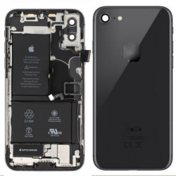 Apple Chassis Complet iPhone SE 2020 Noir - Connecteur de Charge + Batterie (Origine Demonté) Grade B