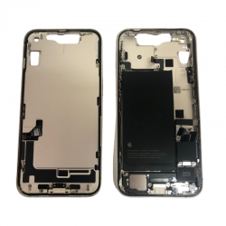 Apple Chassis iPhone 14 Or sans Vitre Arrière avec Batterie (Origine Demonté) - Grade A