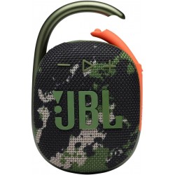 JBL JBL Clip 4, Enceinte Bluetooth portable, étanche à l'eau et à la poussière, Mousqueton intégré, Autonomie 10h, CAMOUFLAGE