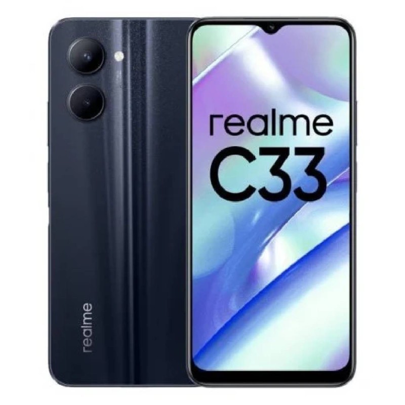 Realme Realme C33 64 Go Noir - Grade A avec Boîte et Accessoires