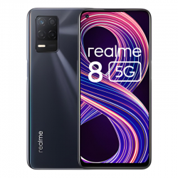 Realme Realme 8 5G 128 Go Noir - Grade A avec Boîte et Accessoires