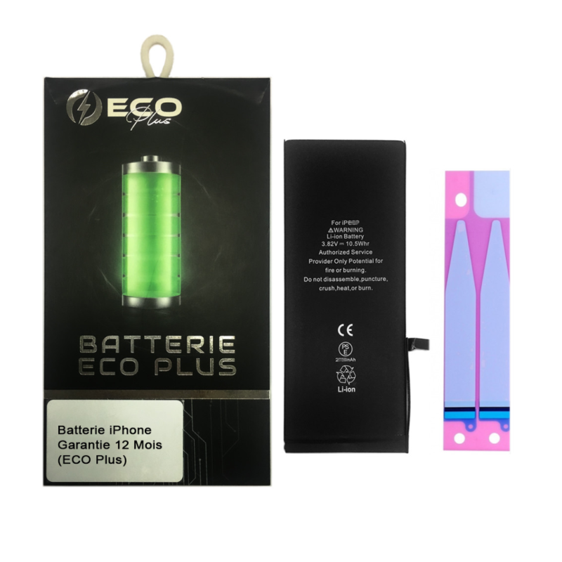 Apple Batterie iPhone SE 1624mAh + Adhésifs - Puce Ti (ECO Luxe) Alternative d'origine