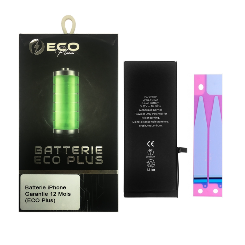 Apple Batterie iPhone SE 2022 2018mAh + Adhésifs - Puce Ti (ECO Luxe)