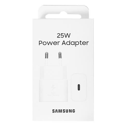 Samsung EP-T2510NWEGEU : Chargeur Samsung USB-C 25W Blanc BLISTER